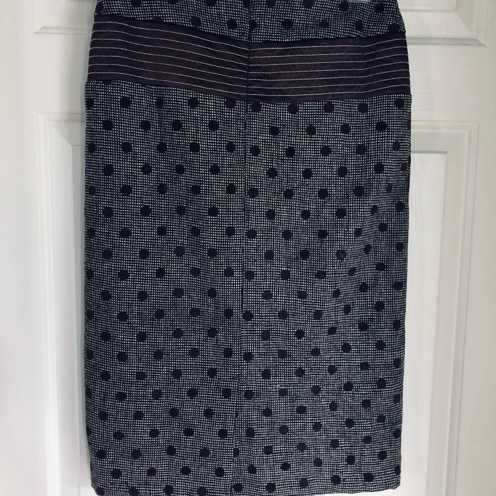 Lucy Paris Brown Tweed Wool Skirt